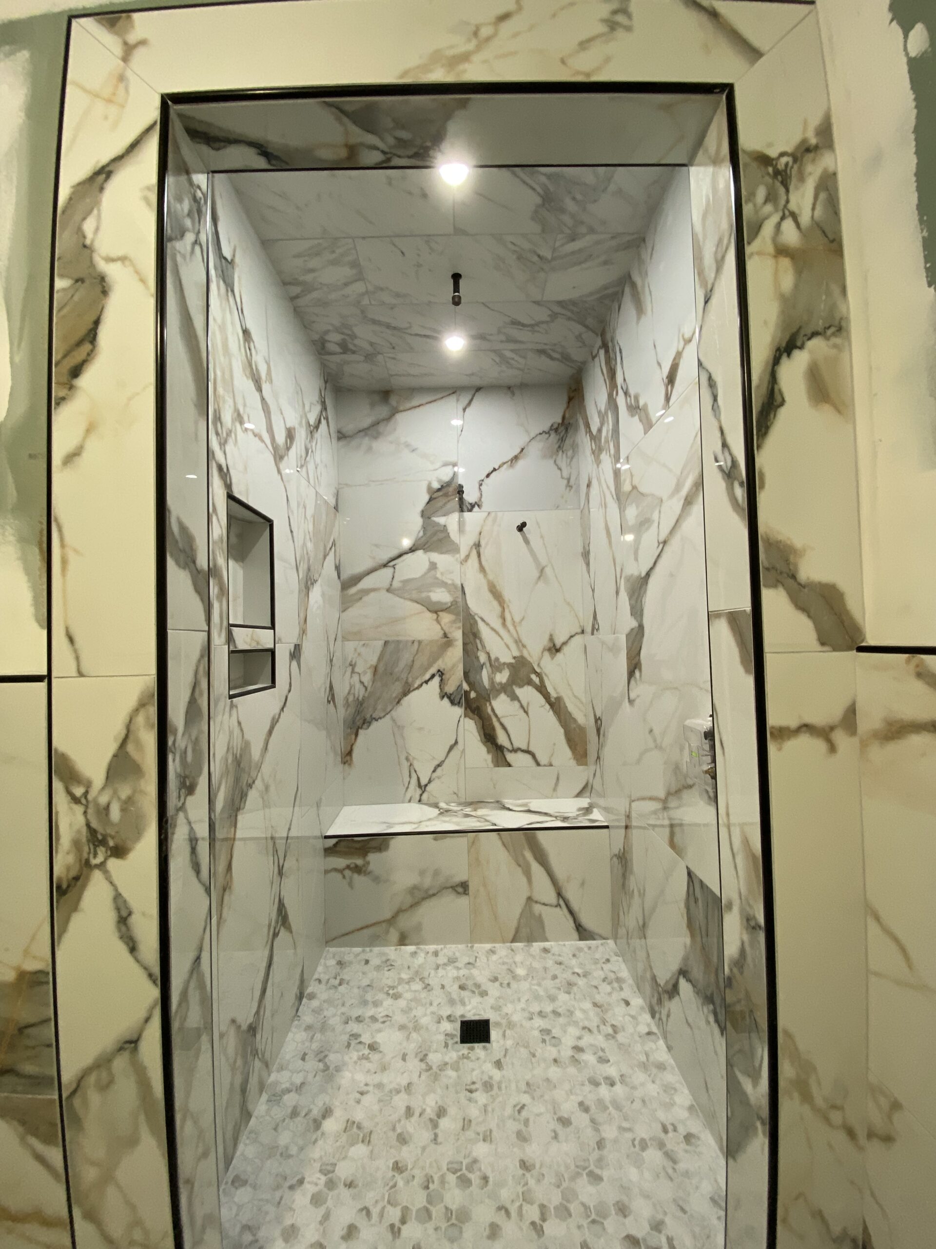 Calacatta Marble Shower