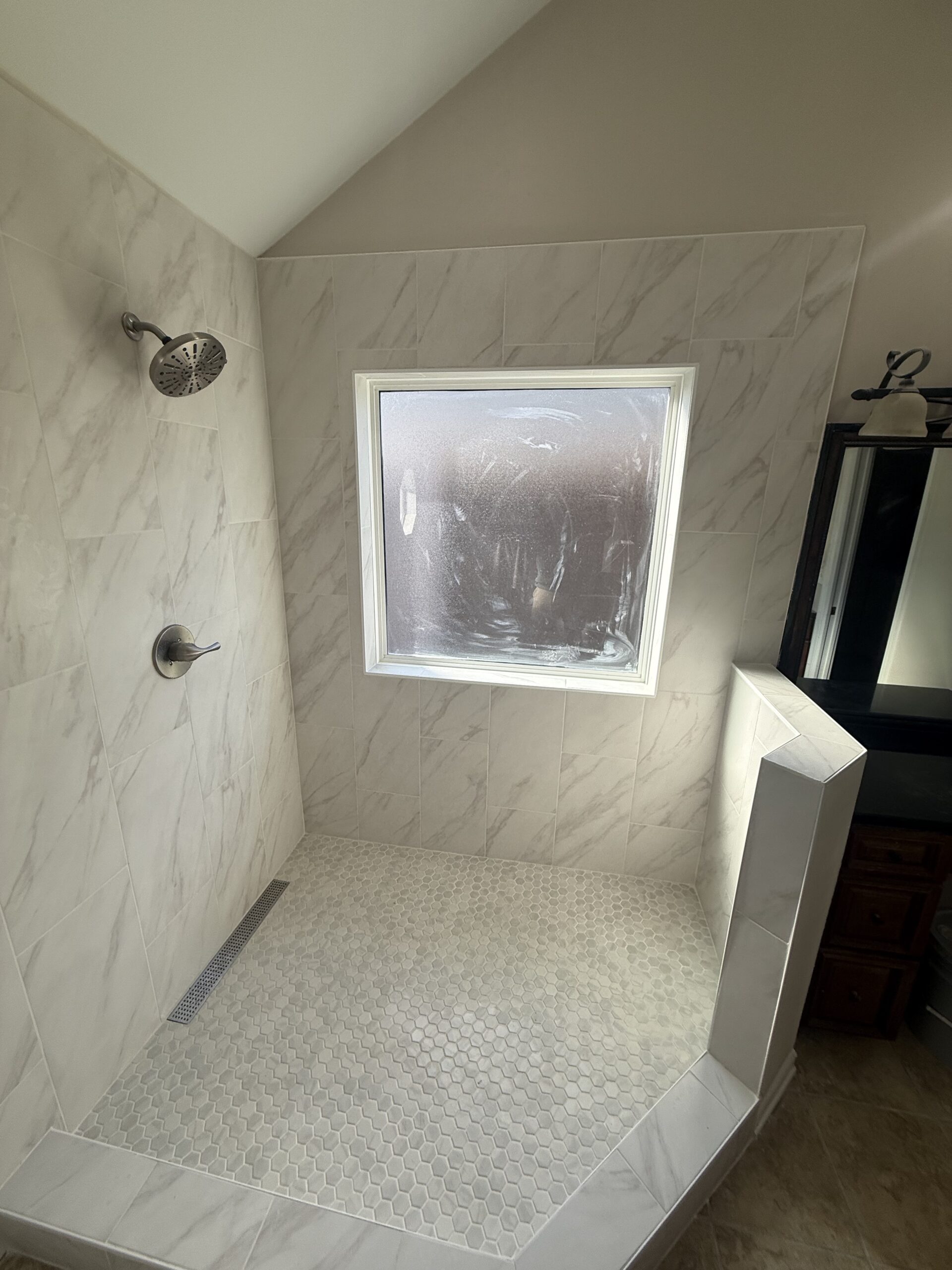 Marble Shower · Skylight
