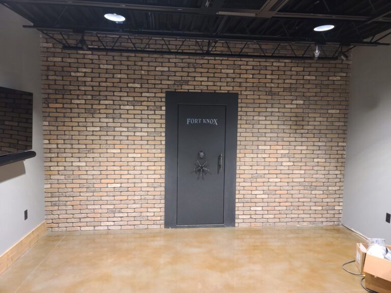 Brick veneer feature wall, Ringgold, GA by Palacios Installation